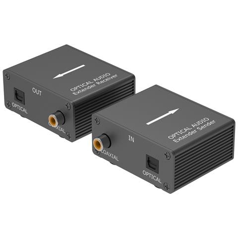 Kit Tx-rx Extender Audio Toslink Spdif, 100mt Utp, Poe - Foto 1